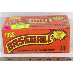BOX OF 1988 SEALED O-PEE-CHEE BASEBALL CARD SET