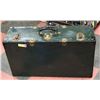 Image 1 : VINTAGE GREEN METAL TRAVEL TRUNK