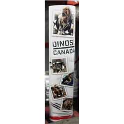 75" DINOS OF CANADA STAMP DISPLAY STAND - CANADA