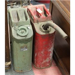 PAIR OF VINTAGE GAS CANS