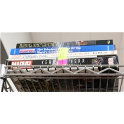 LOT OF 4 MARVEL HARDCOVER BOOKS.