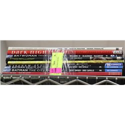 LOT OF 10 BATMAN GRAPHIC NOVELS.