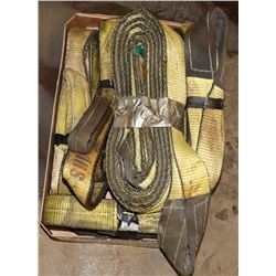 BOX OF 5 INDUSTRIAL TOW/PULL STRAPS