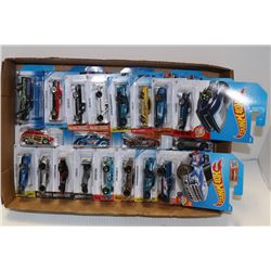 FLAT OF HOTWHEELS COLLECTOR CARS ON CHOICE
