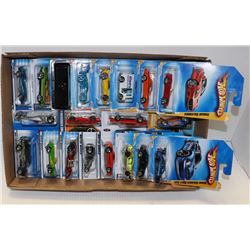 FLAT OF HOTWHEELS COLLECTOR CARS ON CHOICE