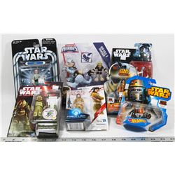 FLAT OF STAR WARS ASSORTED COLLECTIBLE FIGURES.