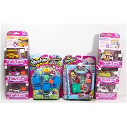 FLAT OF ASSORTED SHOPKINS COLLECTIBLES.