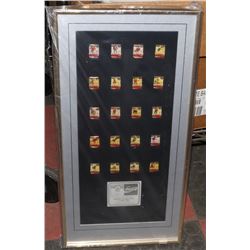 FRAMED COCA-COLA OLYMPIC  LAPEL PINS