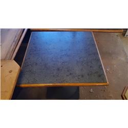 LOT OF FOUR 30" X 30" VENEER TOP RESTAURANT TABLES