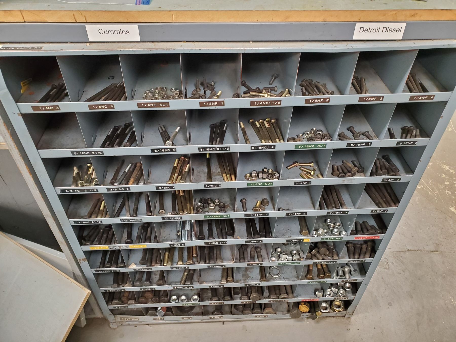 3 HARDWARE ORGANIZING RACKS W/ HARDWARE