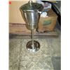Image 2 : Qty 10 Stainless Steel Ice/Wine Buckets w/ Lids on Pole Base