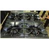 Image 4 : Imperial 4-Burner Countertop Natural Gas Stove, Fully Reconditioned