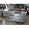 Image 2 : Rolling Hot Dog Cart w/ Canopy 58”W x 35"D x 78”H