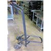 Image 1 : Black Metal Upright Mixing Bowl Hand Truck Dolly
