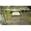 Image 1 : Rolling Stainless Steel Utility Table w/ Wire Rack 50”’W x 2’D x 40”H