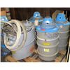 Image 1 : Qty 5 Industrial Vacuum Cleaners - 1 w/ Attachments