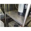 Image 3 : Rolling Stainless Steel 3-Tier Shelving Unit w/ Adjustable  Shelves (contents not included)