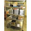 Image 1 : Contents of Shelf - Stainless Steel Rectangle Pans, Divided Warmers, Steamers, etc