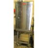 Image 1 : Stainless Steel Holding Cabinet on Rolling Cart 23.5"W x 29"D x 40"H