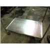 Image 2 : Rolling Stainless Steel 3-Tier Shelving Unit w/ Adjustable Metal Shelves