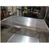 Image 3 : Rolling Stainless Steel 3-Tier Shelving Unit w/ Adjustable Metal Shelves