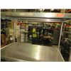 Image 4 : Rolling Stainless Steel 3-Tier Shelving Unit w/ Adjustable Metal Shelves