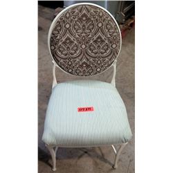 Qty 14 Chairs w/ Metal Frame, Upholstered Seat & Backrest