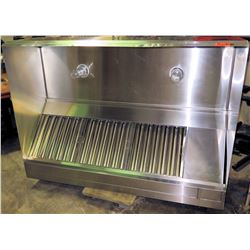 Lambertson Stainless Steel Kitchen Exhaust Hood 6' x 48" x 21"