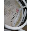 Image 4 : Qty 17 Waymar Round Bistro Chairs w/ White Metal Framer & Upholstered Seat