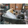 Image 4 : Green Metal Wire Shelving Unit & Contents: Pots, Ice Cream Topping Dispenser, etc