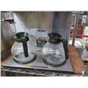 Image 2 : Bunn O'Matic CWTF 4/2 Twin 120V Coffee Brewer w/ 4 Top Warmers