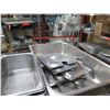 Image 13 : Metal Wire 4-Tier Shelving Unit & Contents - Muffin Tins, Woks, Sieves, Utensils, etc