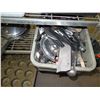 Image 3 : Metal Wire 4-Tier Shelving Unit & Contents - Muffin Tins, Woks, Sieves, Utensils, etc