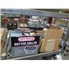 Image 9 : Metal Wire 4-Tier Shelving Unit & Contents - Muffin Tins, Woks, Sieves, Utensils, etc