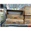Image 2 : Metal Wire 4-Tier Shelving Unit & Contents: Cases White Lids, Foam Take Out Containers, etc