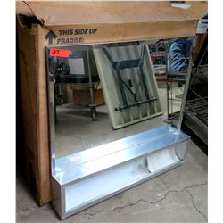 Wall-Mount Mirror w/ Compartment