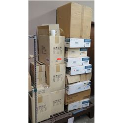Multiple Misc Cases Glassware - Oneida Goblet & Pilsner, Weiss Goblets, etc