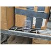 Image 3 : Rolling Metal Wire 3-Tier Adjustable Shelving Unit & Contents - Glassware, Ramekins, etc