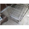 Image 8 : Rolling Metal Wire 3-Tier Adjustable Shelving Unit & Contents - Glassware, Ramekins, etc