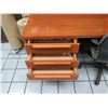 Image 2 : Wooden Office Desk w/ 3 Drawers & Rolling Armchair 65”’W x 31.5”D x 28.5”H