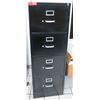 Image 1 : Black Metal 4-Drawer Vertical File Cabinet