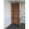 Image 3 : Tall Laminate & Wood 6-Door Cabinet w/ Adjustable Shelving