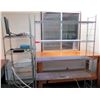Image 1 : Qty 2 Adjustable Metal Wire Shelving Units (shelf only, no contents) 4’W x 4’D x 73”H