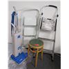 Image 1 : Qty 2 Step Ladders, Round Stool & Windsor Sensor XP14 Vacuum