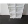 Image 4 : Qty 2 Tall White Shelves w/ 5 Compartments