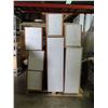 Image 2 : Qty 7 Pieces Tokyo Wooden Wall-Mount Cabinets w/ Glass Doors 49”’W x 14”D x 18”H