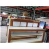 Image 7 : Qty 7 Pieces Tokyo Wooden Wall-Mount Cabinets w/ Glass Doors 49”’W x 14”D x 18”H