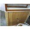 Image 8 : Qty 7 Pieces Tokyo Wooden Wall-Mount Cabinets w/ Glass Doors 49”’W x 14”D x 18”H