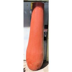 Decorative Tall Hollow Wooden Vessel
