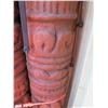 Image 4 : Qty 2 Tall Architectural Carved Decorative Tiki Poles